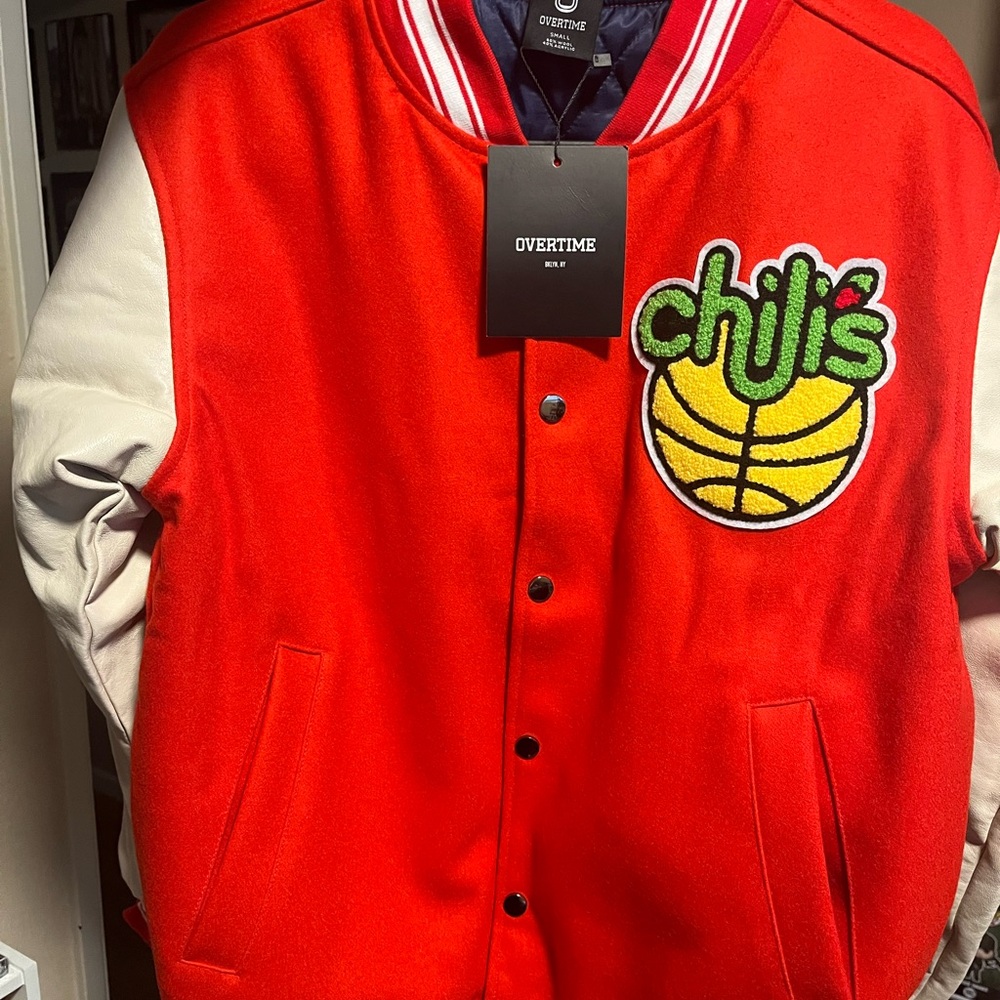 Chili’s Triple Dipper x Overtime Varsity Jacket
